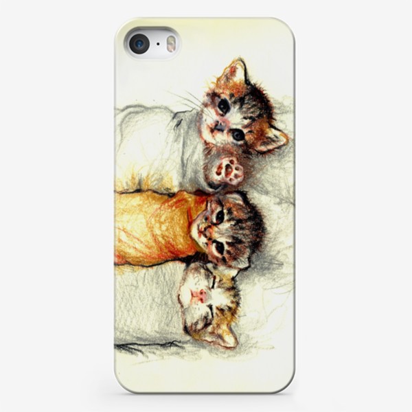 Чехол iPhone «Котята,милые котики, подарок »