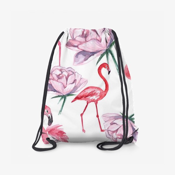 Рюкзак «Пион Фламинго Птицы»