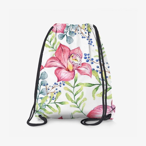 Рюкзак «Орхидея паттерн цветы»