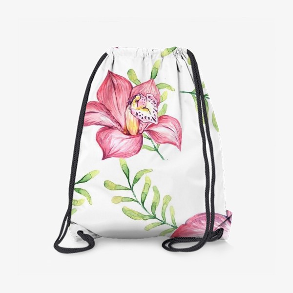 Рюкзак «Орхидея Цветок Паттерн»