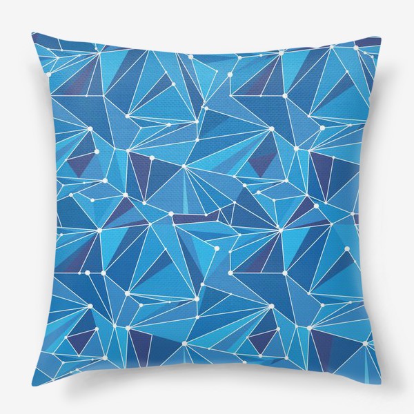Подушка «Синее стекло»