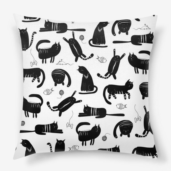 Подушка «милые котики»