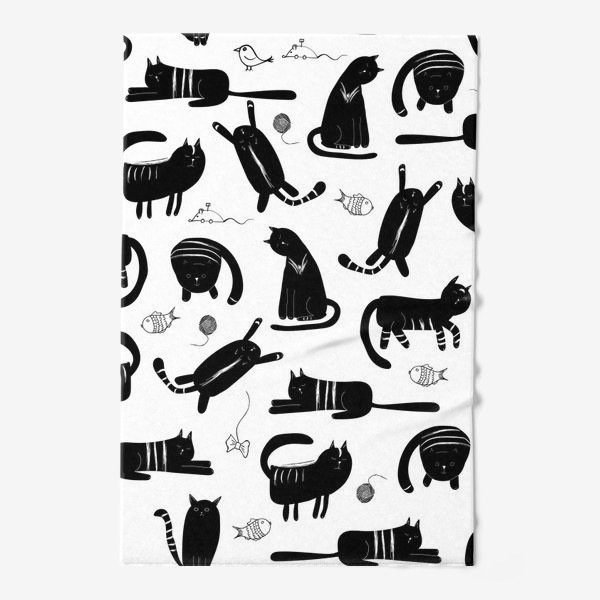 Полотенце «милые котики»