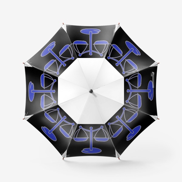 Зонт «Знаки зодиака иллюстрация весы»