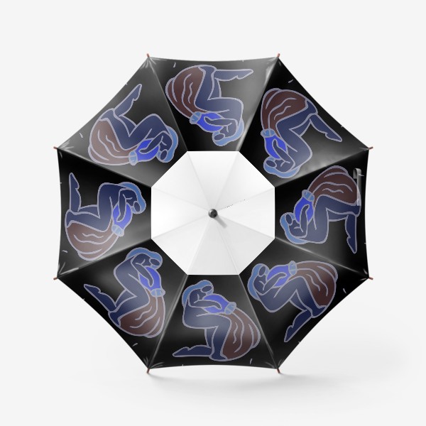 Зонт &laquo;Знаки зодиака иллюстрация водолей&raquo;