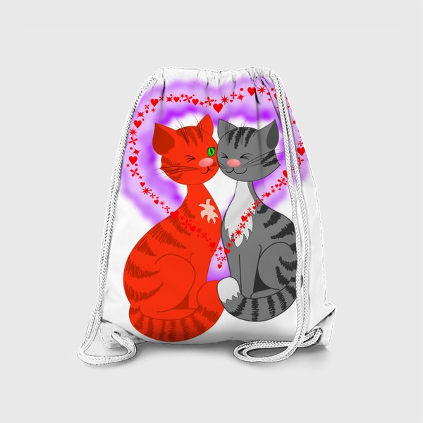 Рюкзак «Влюбленные кошки»