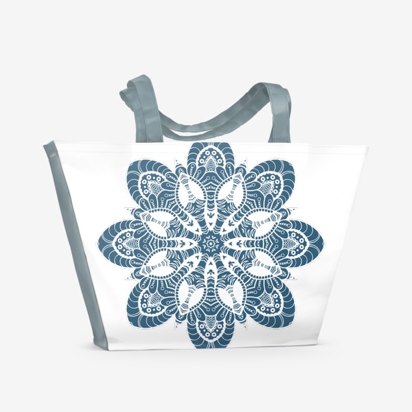 Пляжная сумка «Снежинка»
