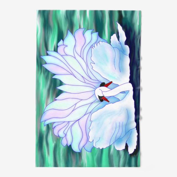 Полотенце «Белые лебеди»