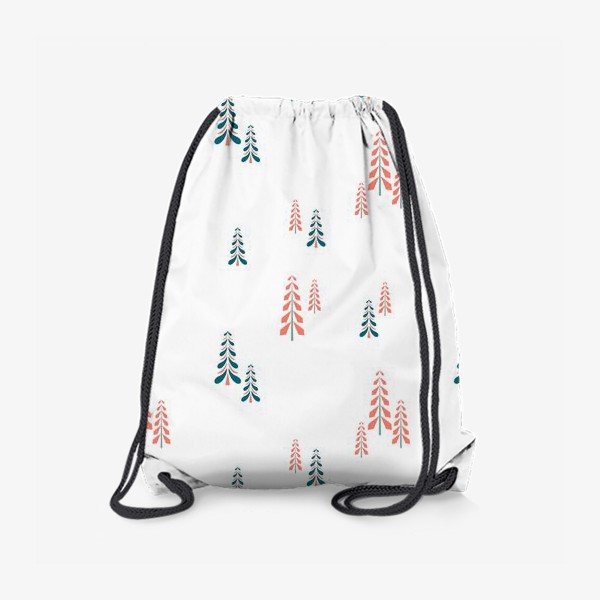 Рюкзак «Зимний паттерн ёлочки»