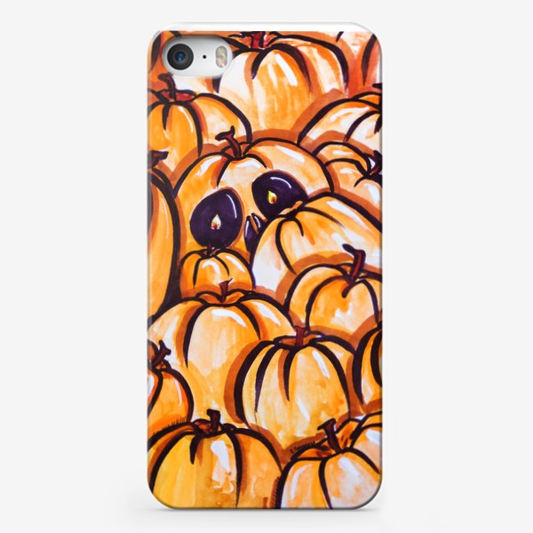 Чехол iPhone «Праздничные тыквы»