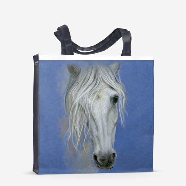 Сумка-шоппер «Белая Лошадь. Белый Конь. White horse», купить в  интернет-магазине в Москве, автор: Катерина Вигдис, цена: 1690 рублей,  2853.14279.98640.267582