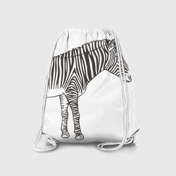 Рюкзак «Графика зебра»