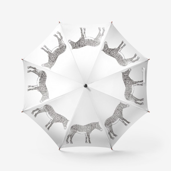 Зонт «Графика зебра»