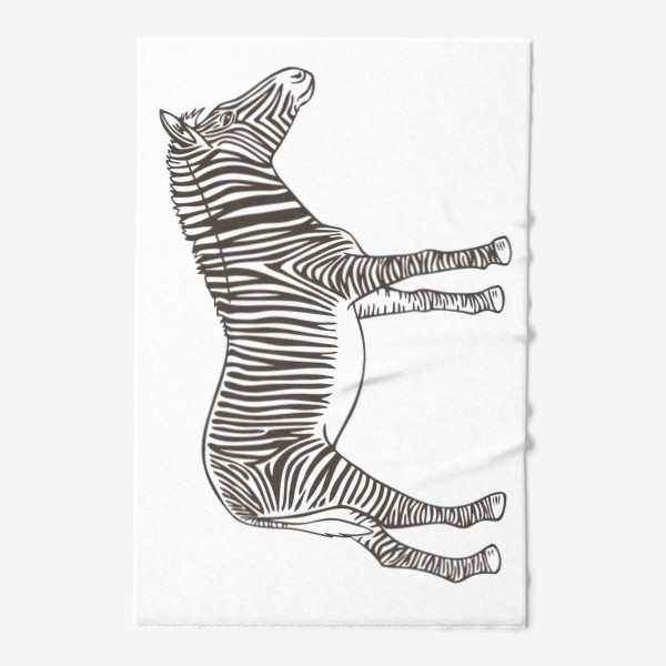 Полотенце «Графика зебра»