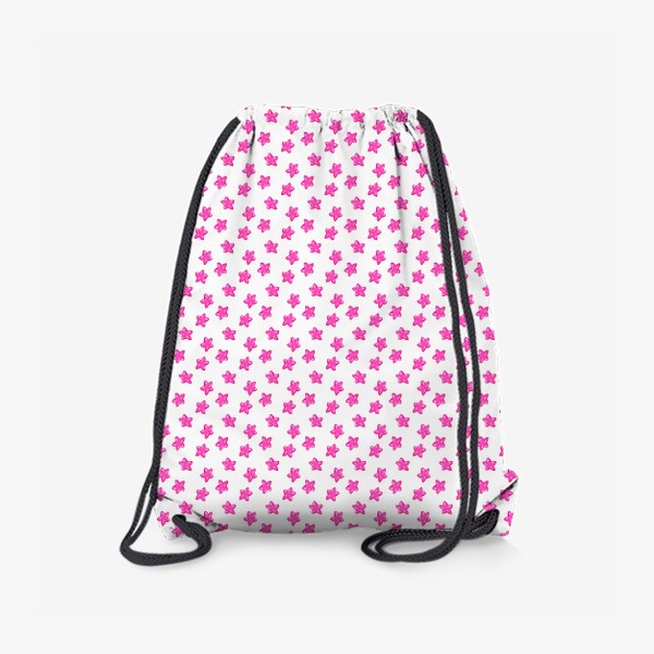 Рюкзак «Паттерн мелкие розовые звёздочки»