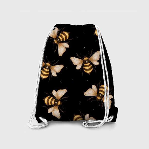 Рюкзак «Волшебные пчёлы - паттерн»