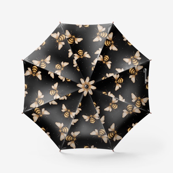 Зонт «Волшебные пчёлы - паттерн»
