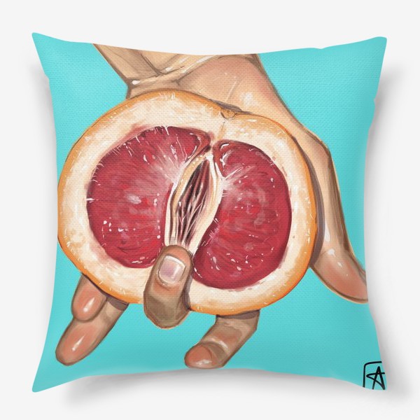 Подушка «Сочный грейпфрут »