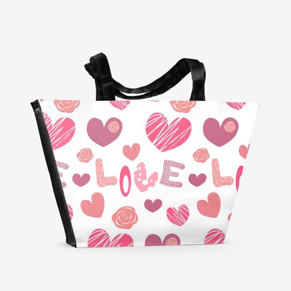 Пляжная сумка «Love - Любовь!»