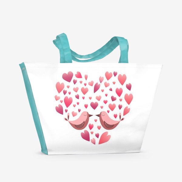 Пляжная сумка «любовь»