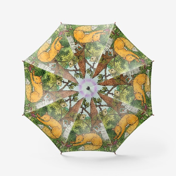 Зонт «Уютный сентябрь»