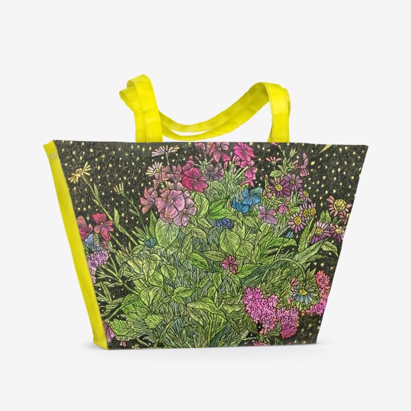 Пляжная сумка «Цветочная сказка»