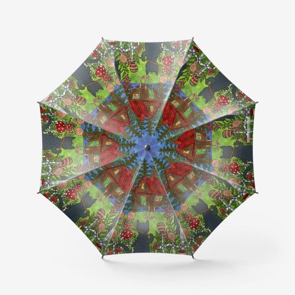 Зонт «В гости к Бабе Яге»