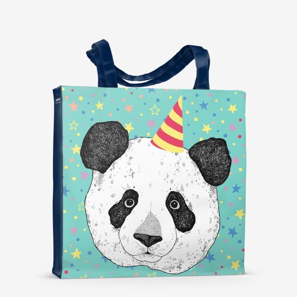 Сумка-шоппер «Праздничная панда»