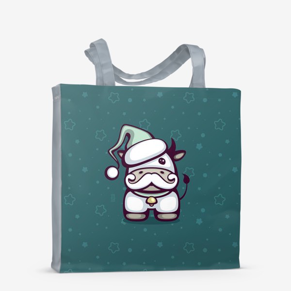 Сумка-шоппер «Cute Santa Bull»
