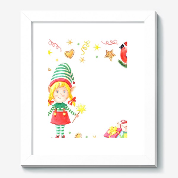 Картина «Девочка-эльф с волшебной палочкой»
