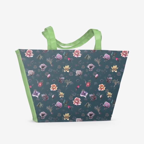 Пляжная сумка «Evening flowers»