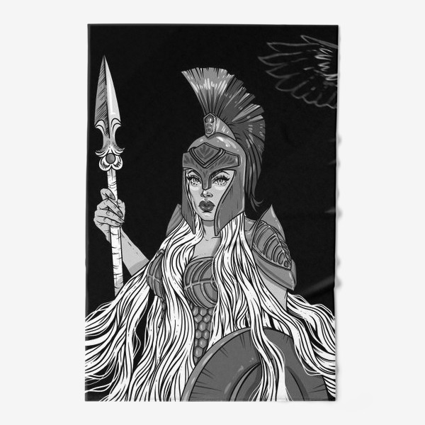 Полотенце «Богиня войны и мудрости.Афина »