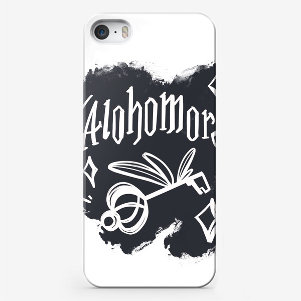 Чехол iPhone «Алохомора. Гарри Поттер. Надпись. Магия, ключ, заклинание и волшебство»