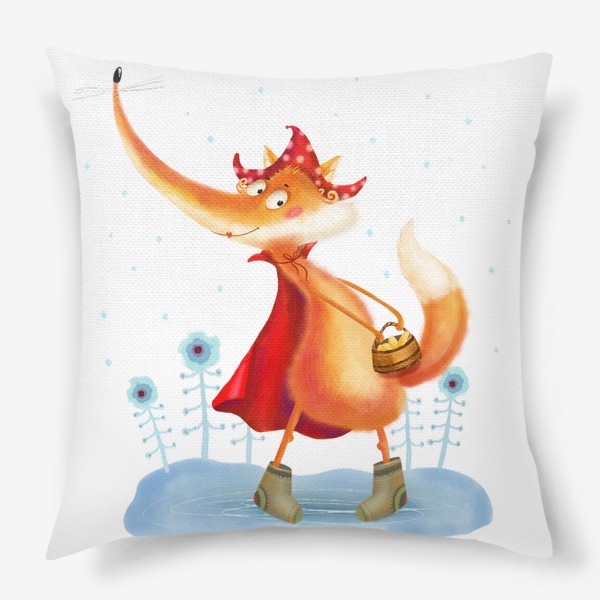 Подушка «Рыжая лисичка»