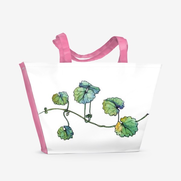 Пляжная сумка «Веточка красивого растения»