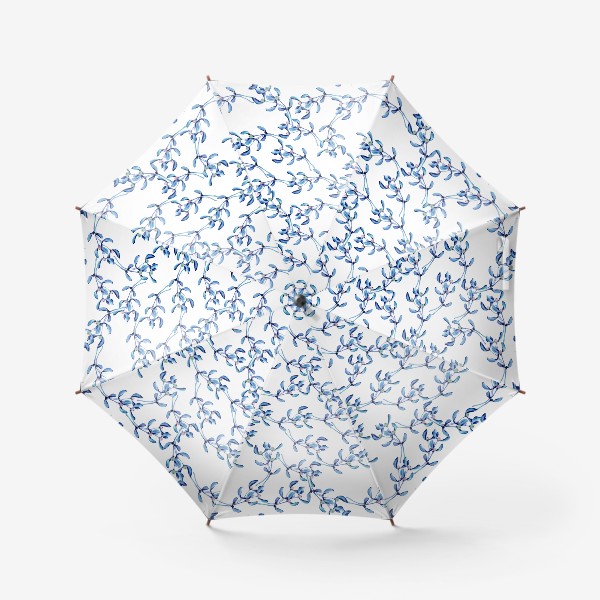 Зонт «омела синяя»