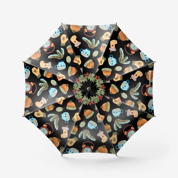 Зонт «Веселый Новый Год»