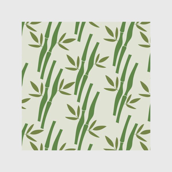 Скатерть «Паттерн - Зеленый бамбук»