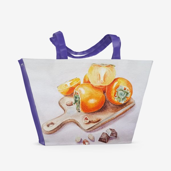 Пляжная сумка «Хурма и орехи»