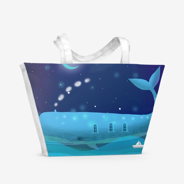 Пляжная сумка «Для детской. Кашалот.»