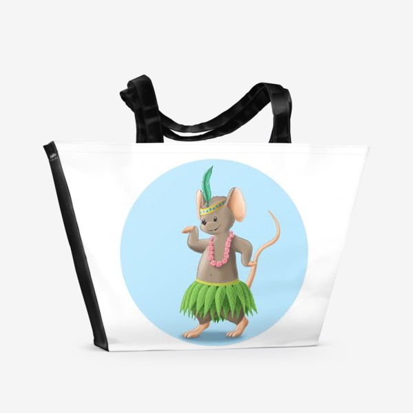 Пляжная сумка &laquo;Танцующий мышонок&raquo;
