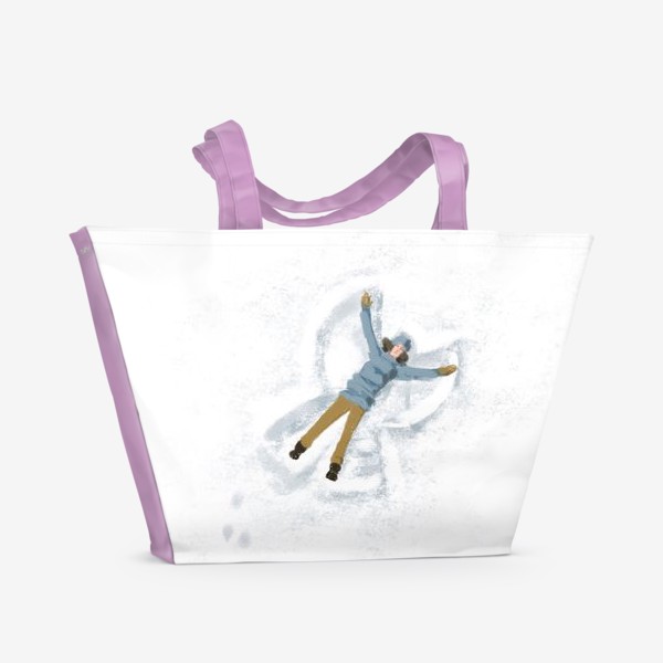 Пляжная сумка «Снежный ангел»