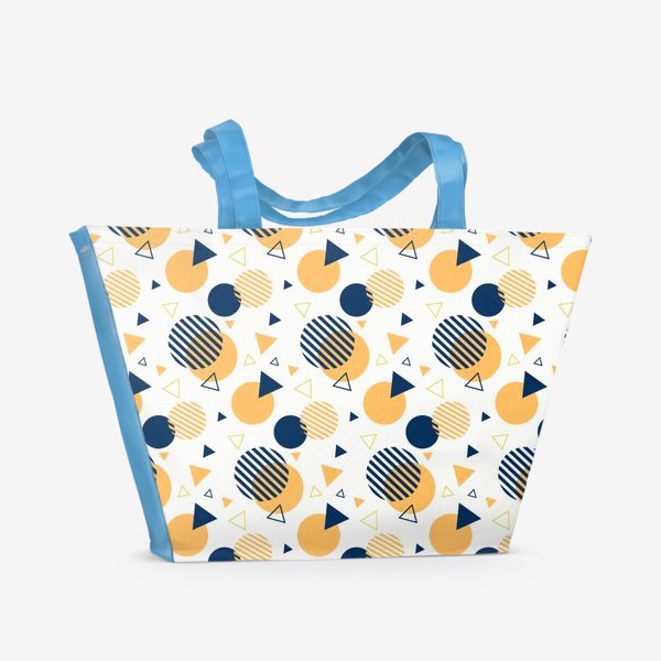 Пляжная сумка «Абстрактная геометрия»