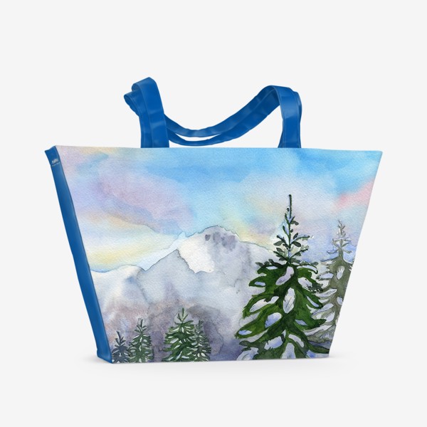 Пляжная сумка &laquo;Зимний пейзаж&raquo;