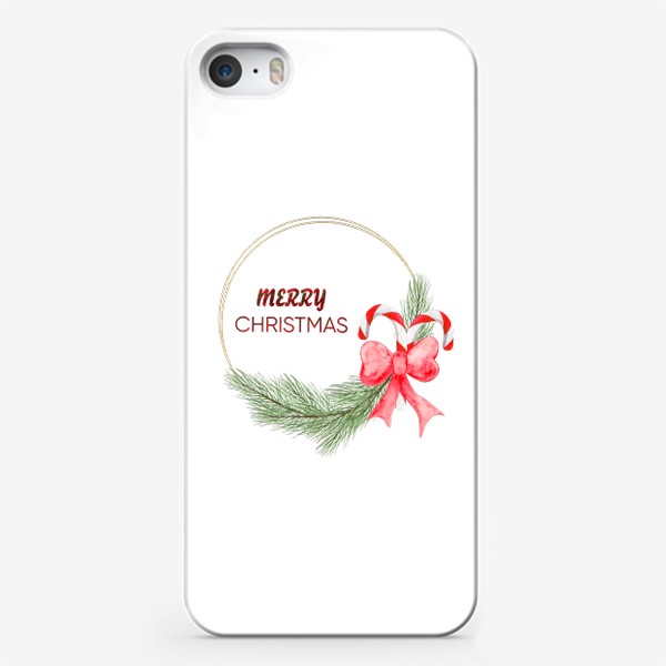 Чехол iPhone «Рождественский венок»