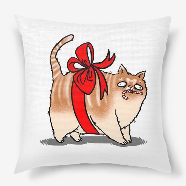 Подушка «Кот-подарок »