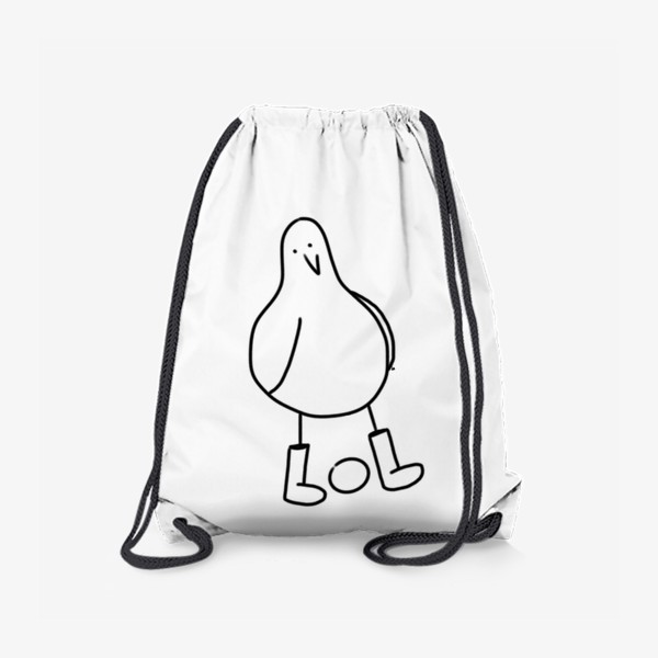 Рюкзак «Птиц в валенках. lol»
