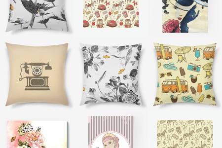 Ретро-стиль в интерьере: 20 идей для домашнего текстиля и настенного декора