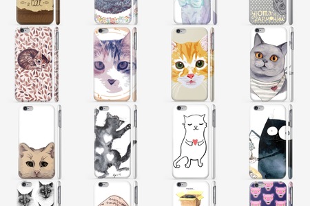 Чехлы для телефона c котами: 50 вариантов от PinkBus